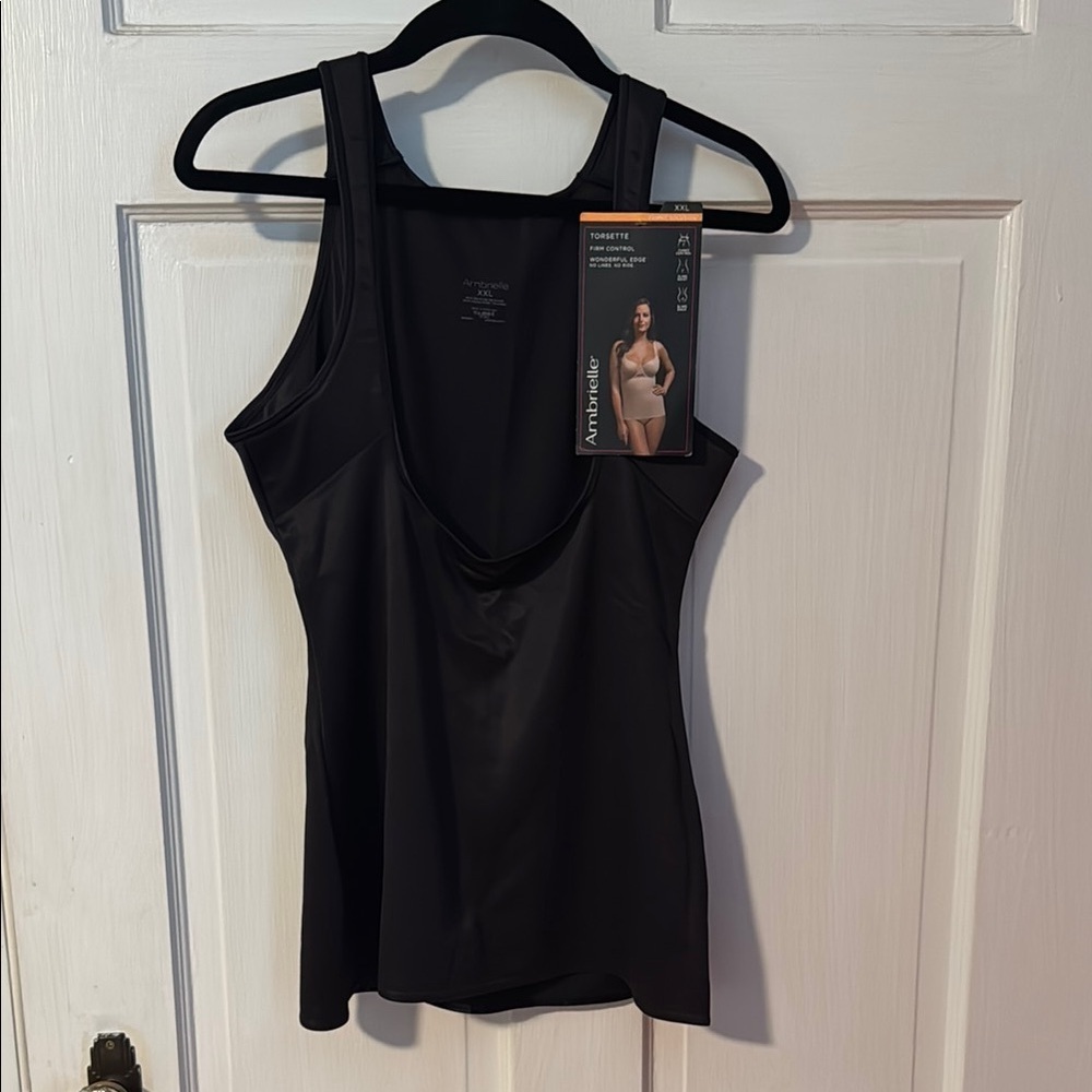 Ambrielle Black Shapewear Tank Top